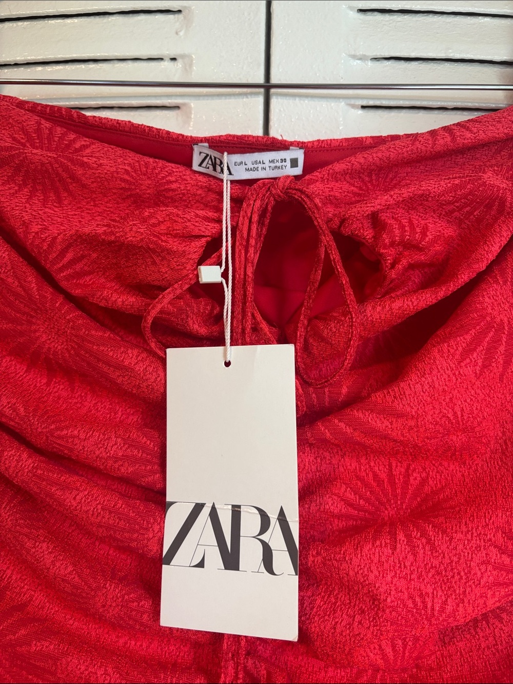 ❤️ Zara Ruched Strapless Mini Dress NWT | Size - Picture 4 of 15
